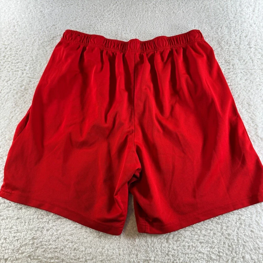 Nike Dri-Fit Athletic Basketball Shorts Men's Size XXL 2XL Red Loose Fit